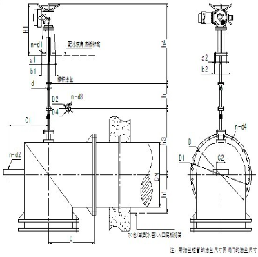 配水閘閥結(jié)構(gòu)圖 配水閘閥結(jié)構(gòu)圖